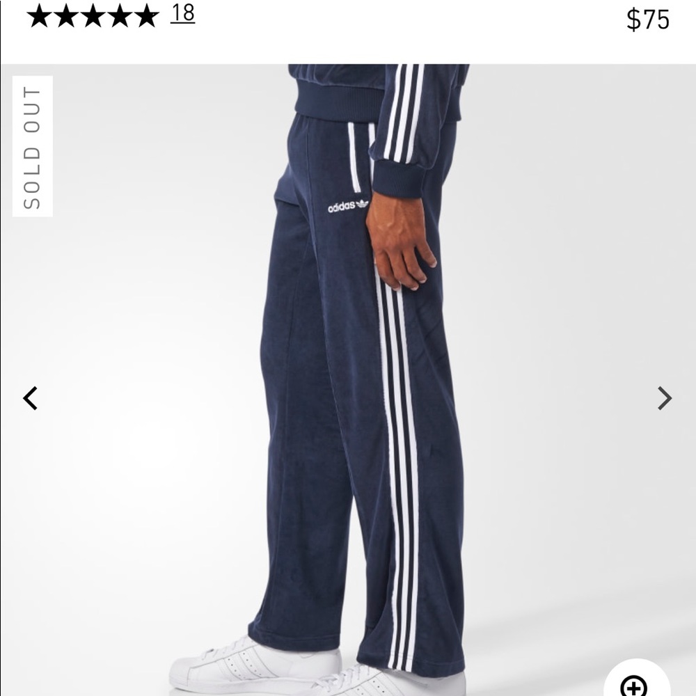 NWT ADIDAS TRACK PANTS